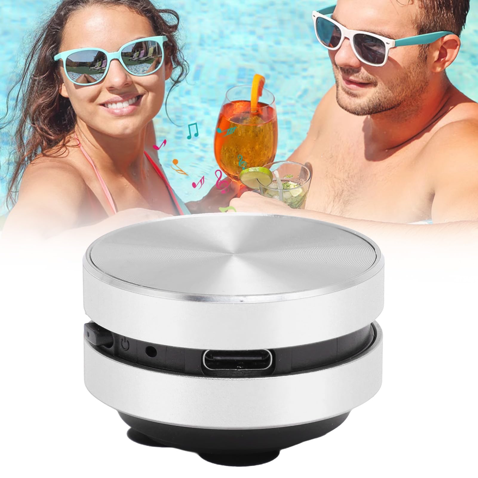 Altavoz De Conducción Ósea Bluetooth RaitWahl - BT 5.0, Batería 400mAh (6h), Estéreo, Micrófono Integrado