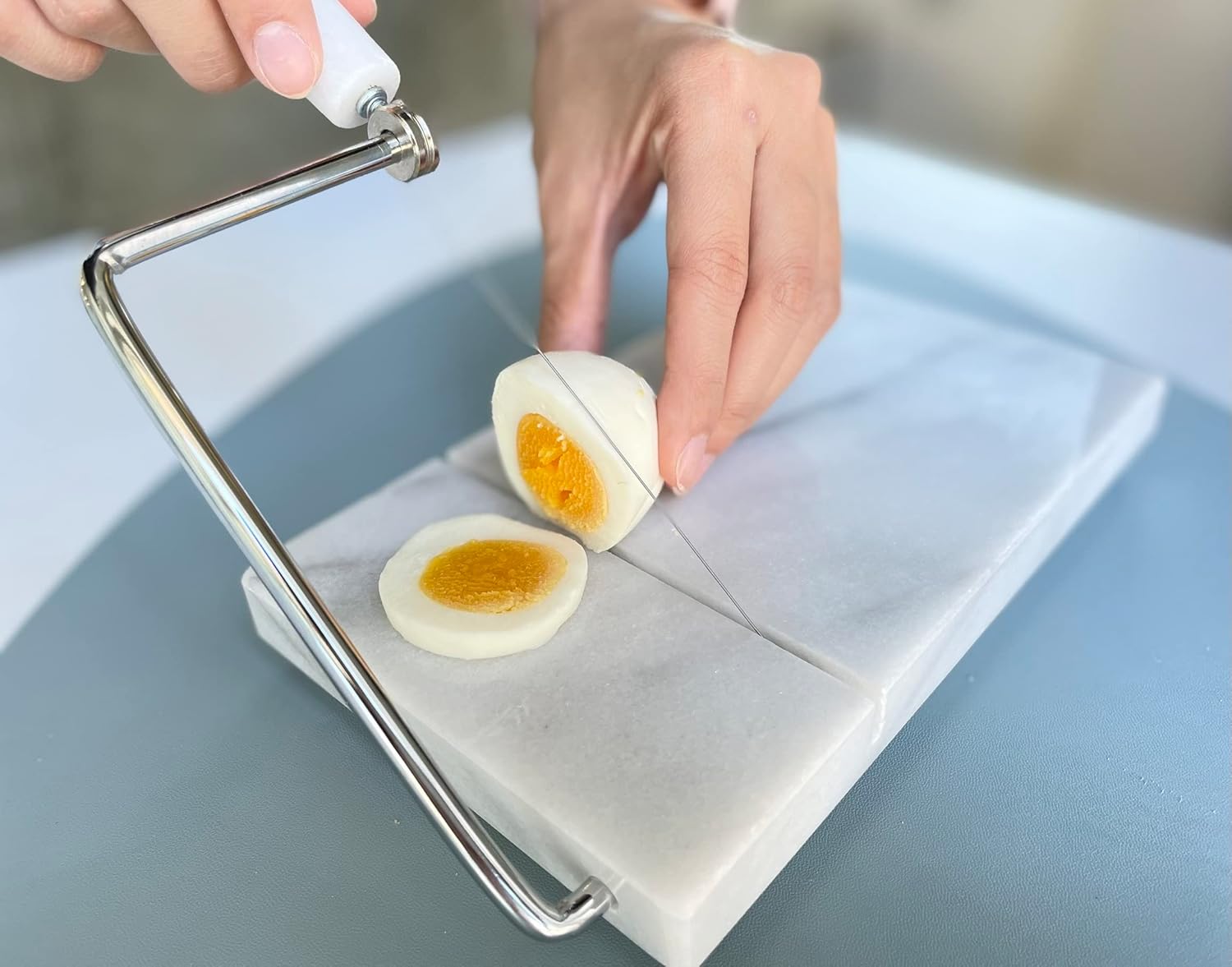 JEmarble Cheese Slicer 5x8 inch(White)(Premium Quality)(With 2 Extra Wires)