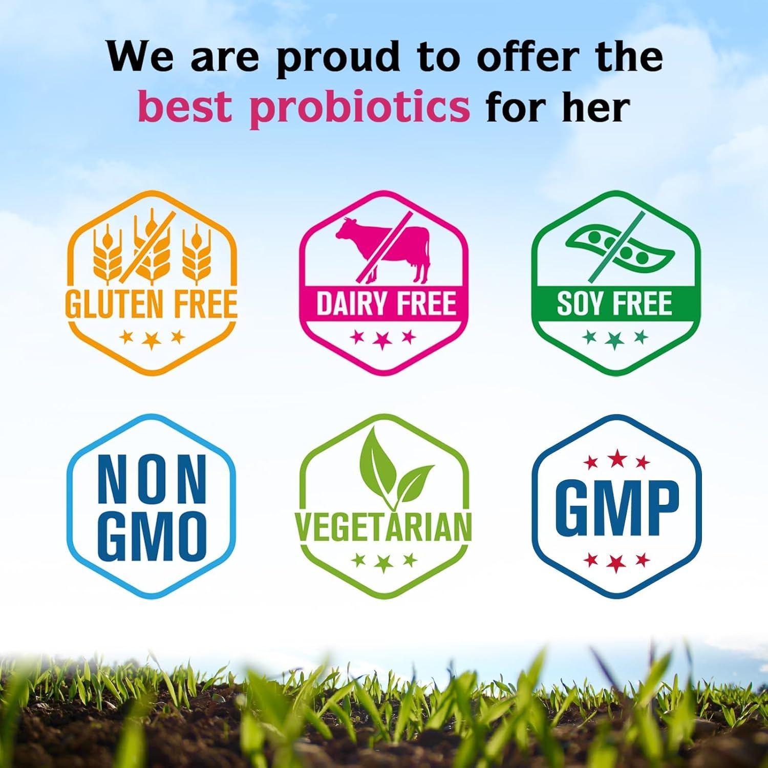 Innate Vitality Probiotics for Women, 100 Billion CFUs 18 Strains, Prebiotics and Probiotics, with Cranberry, Vitamin C & B6 P5P, Vaginal & Digestive Health, Non refrigerated, 60 Caps - Image 7