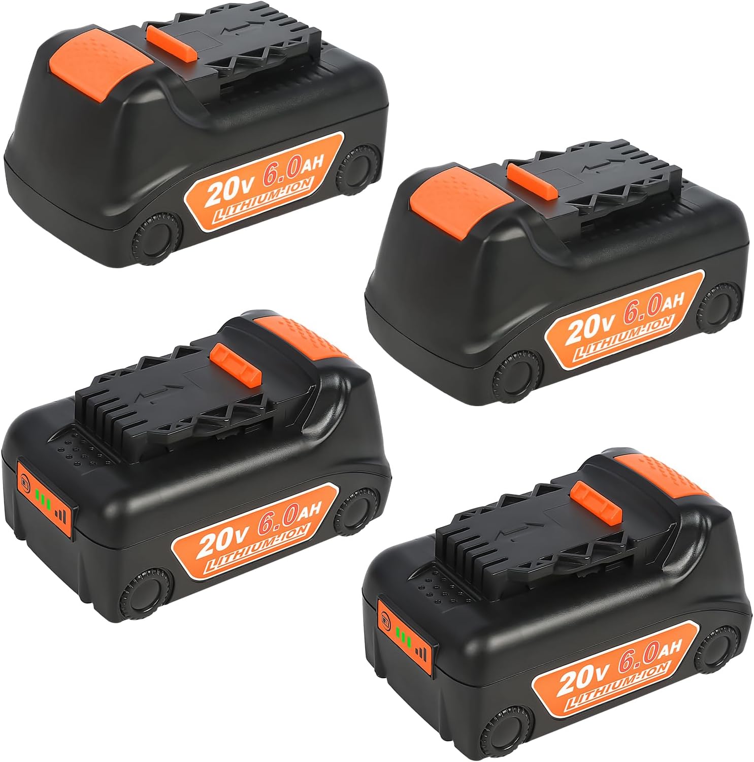 SUnMilY 4Pack 6.0Ah 20v Max Battery Replacement for Dewalt