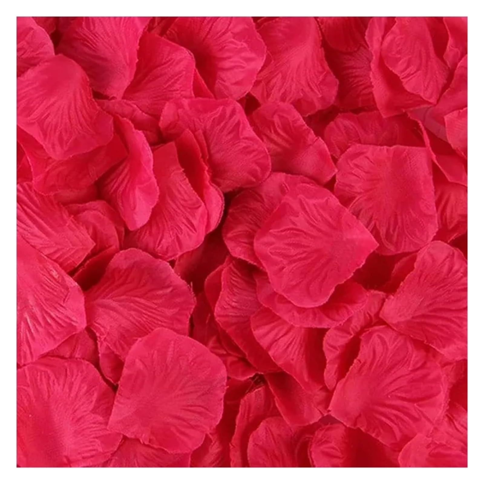BPABDEITR Artificial Silk Rose Petals Multicolor 1000/3000 Pcs Wedding Decoration(Rose Red,1000pcs)