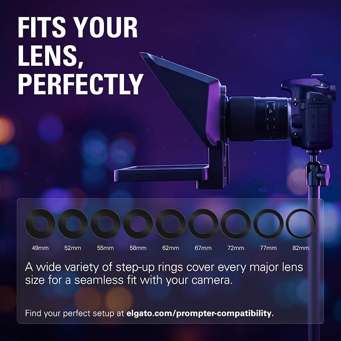 Elgato Prompter teleprompter con pantalla incorporada miniatura 8