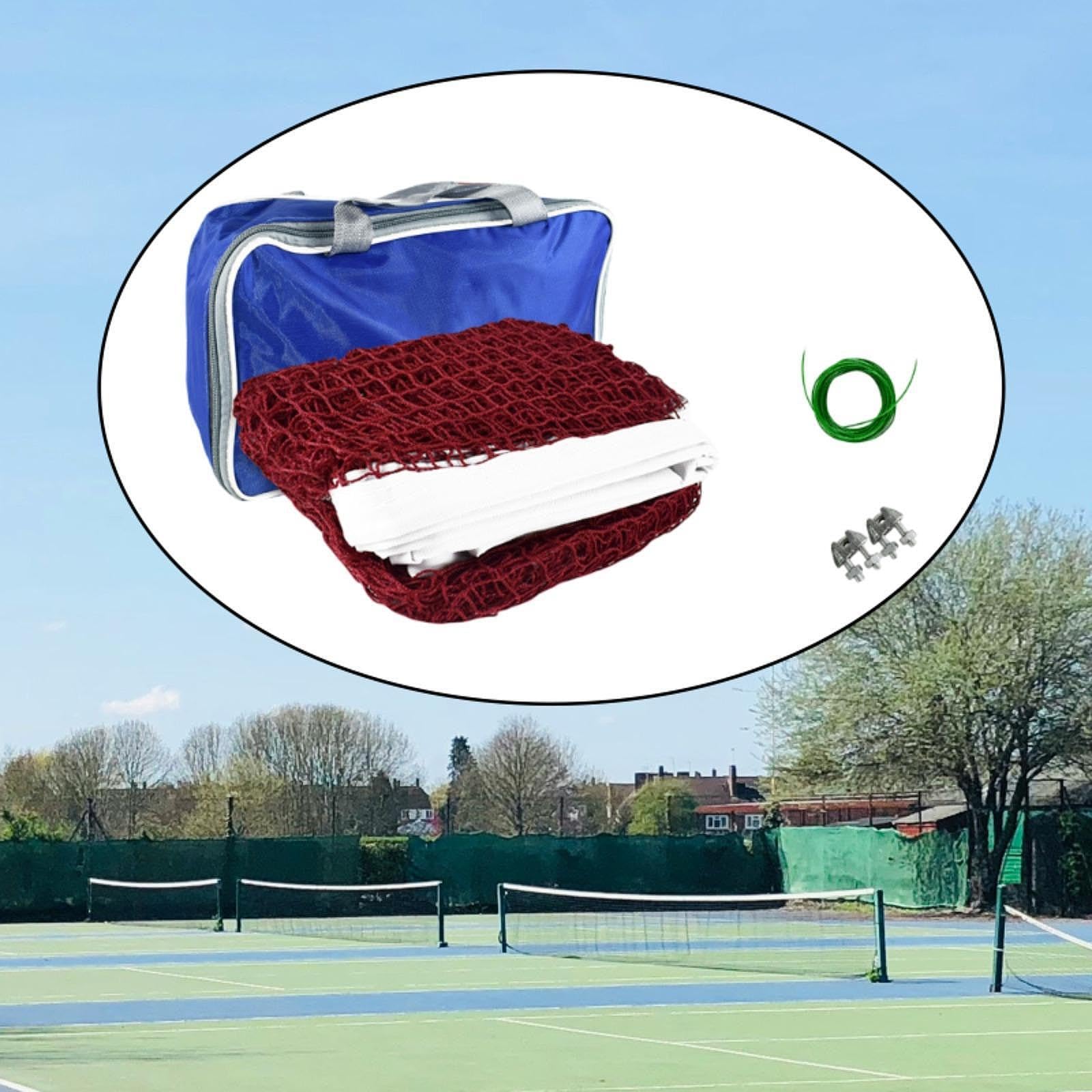 Menolana Badminton Net Only Pickleball Replacement Net Easy Setup Volleyball Net with Carrying Bag for Outdoor Sports Courtyard Beach, 6.1m