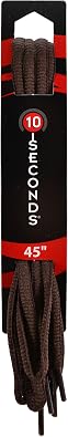 10-Seconds Oval Athletic Laces 63", Brown