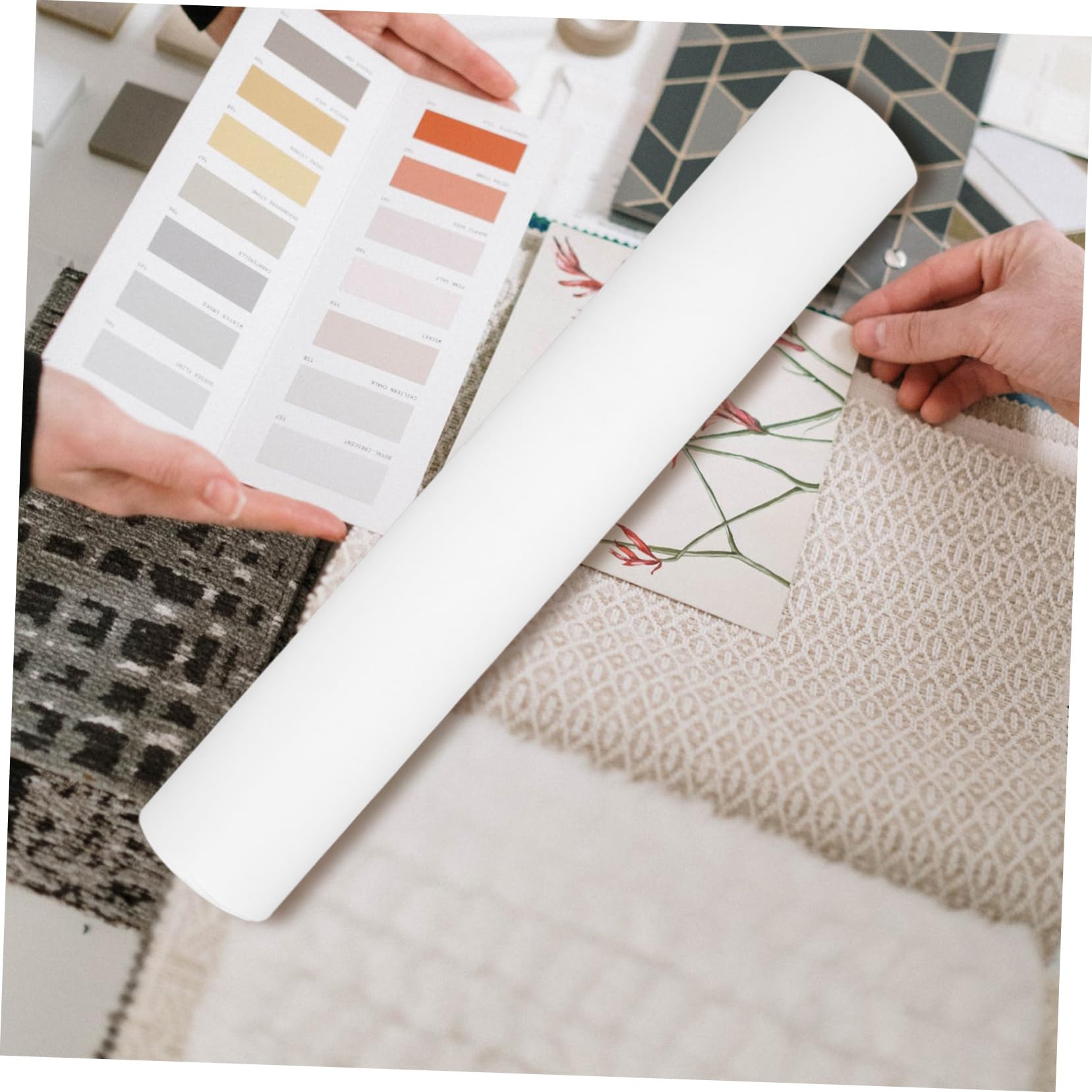 SHINEOFI Papier Kraft Blanc pour Emballage Dessin Décoration Protection Projets Colis Loisirs Créatifs Peinture Maquettes Revêtement Sol