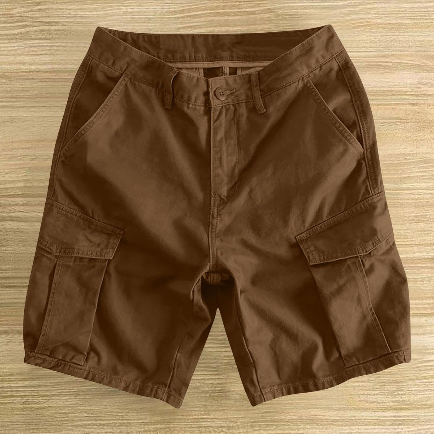 Mens Cargo Shorts with Pockets Casual Knee Length Lightweight Shorts Stretch Outdoor Hiking Travel Work Short Pants