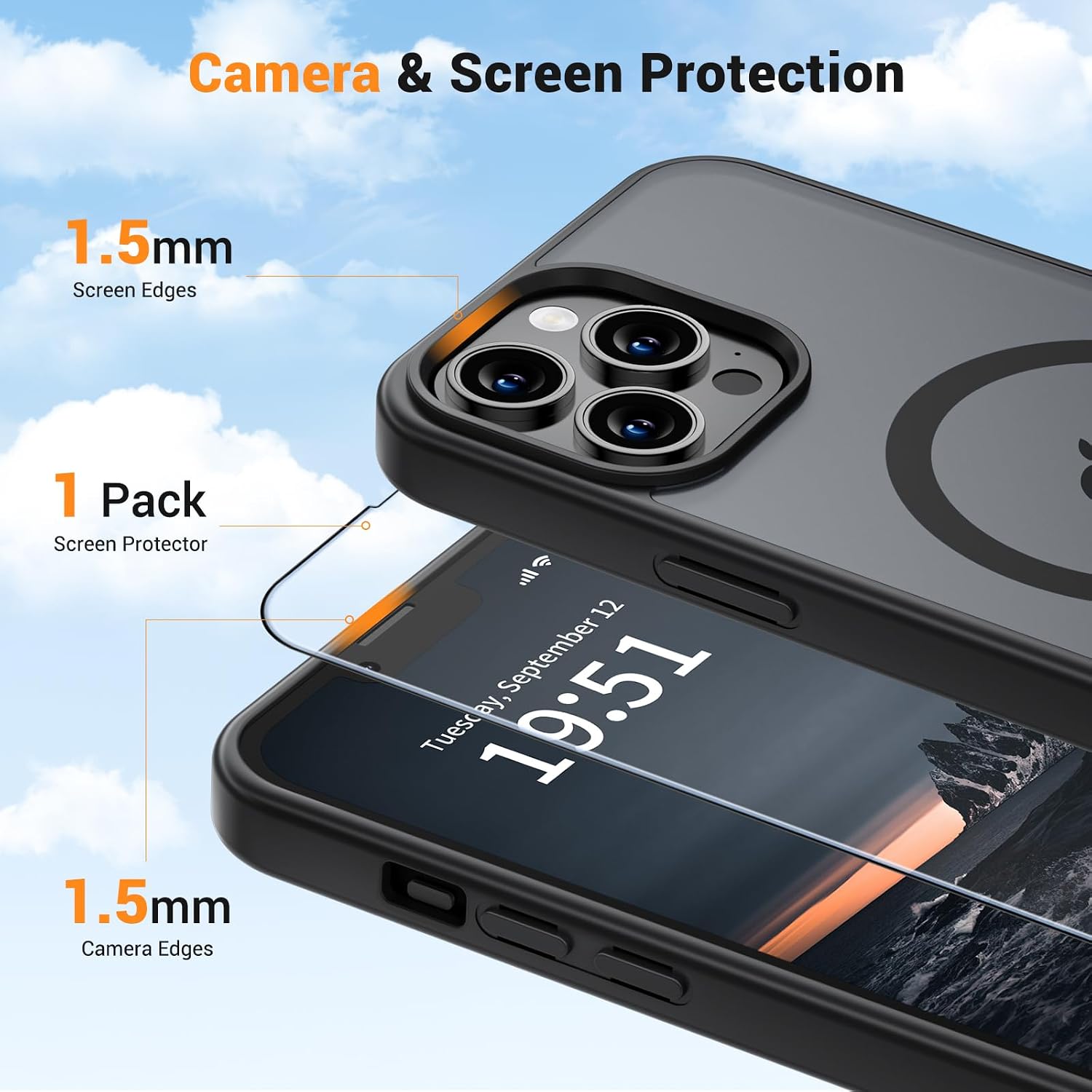  for iPhone 13 Pro Max Case Black thumbnail