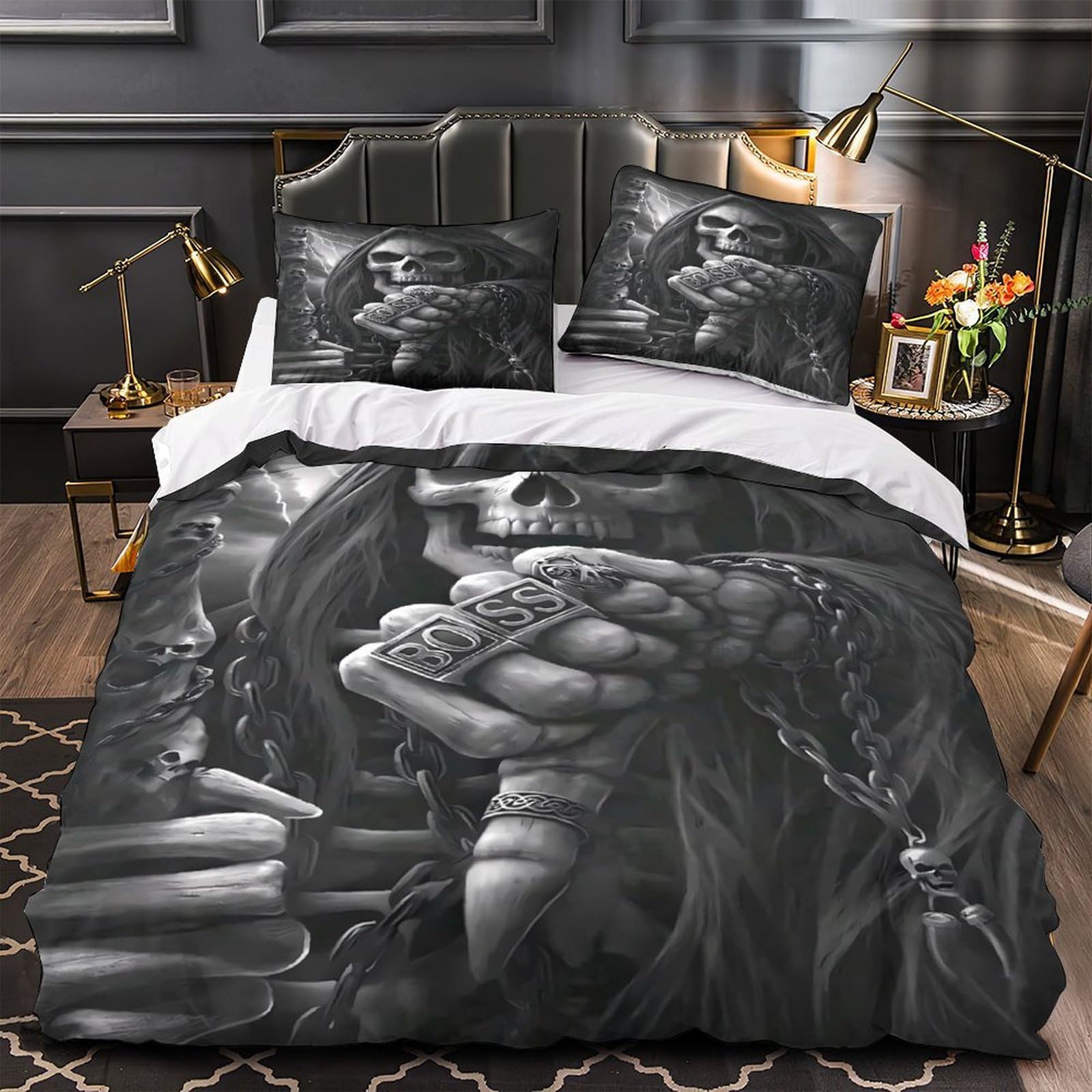 Housse de couette fantastique 220x240 pour une chambre homme mystique