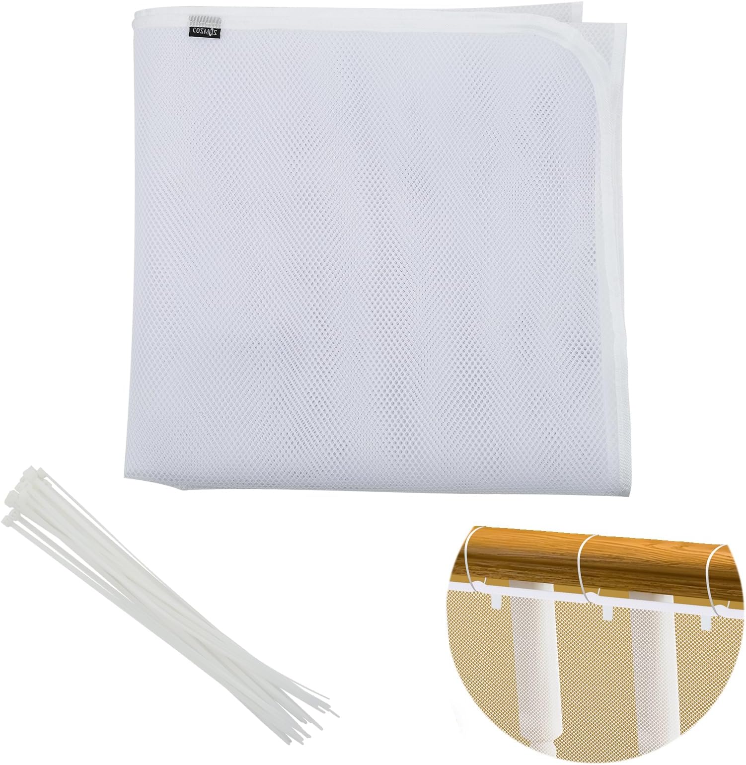 Amazon.com: CM Child Safety Rail Net Balcony Protective Net Stair ...