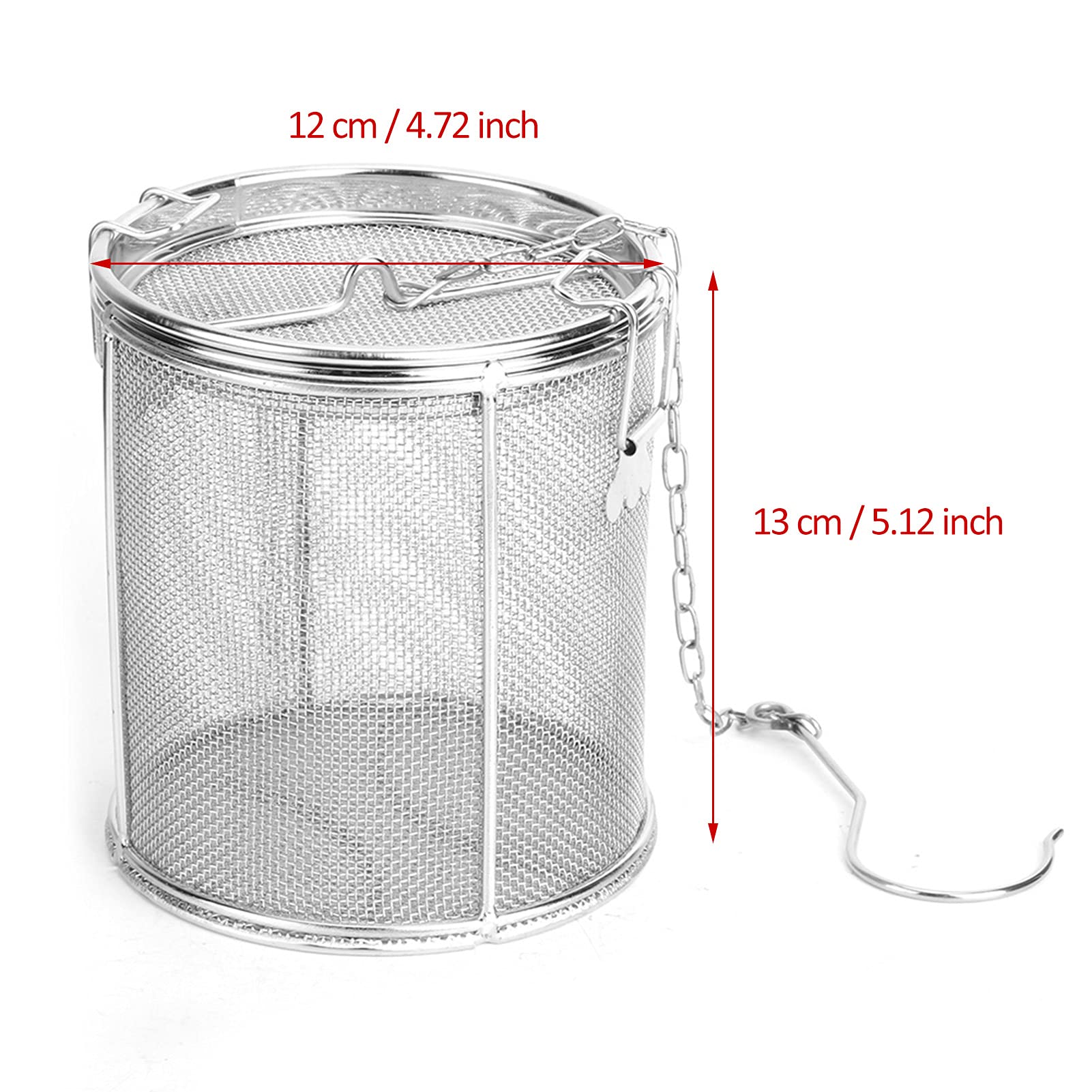 Seasoning Strainer Stainless Steel Super Large Capacity Tea Strainer Soup Seasonings Seperation Basket Filter(3#)