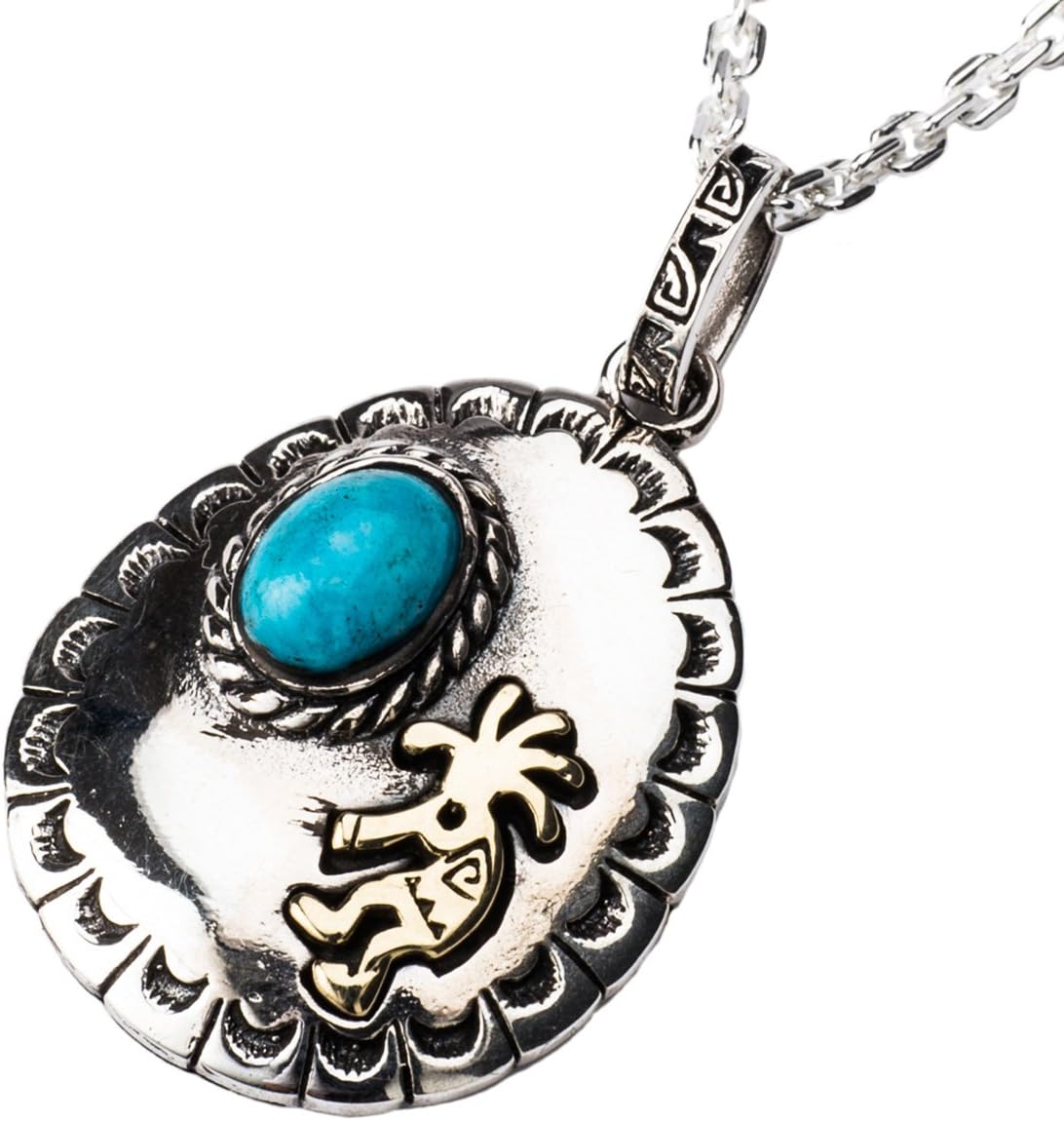 Amazon | [goodvibrations] シルバー925 ココペリ ターコイズ 平打ち ネックレス メンズ グッドバイブレーション［734svn］  | ネックレス 通販 [goodvibrations] シルバー925 ココペリ ターコイズ 平打ち ネックレス メンズ グッドバイブレーション［734s