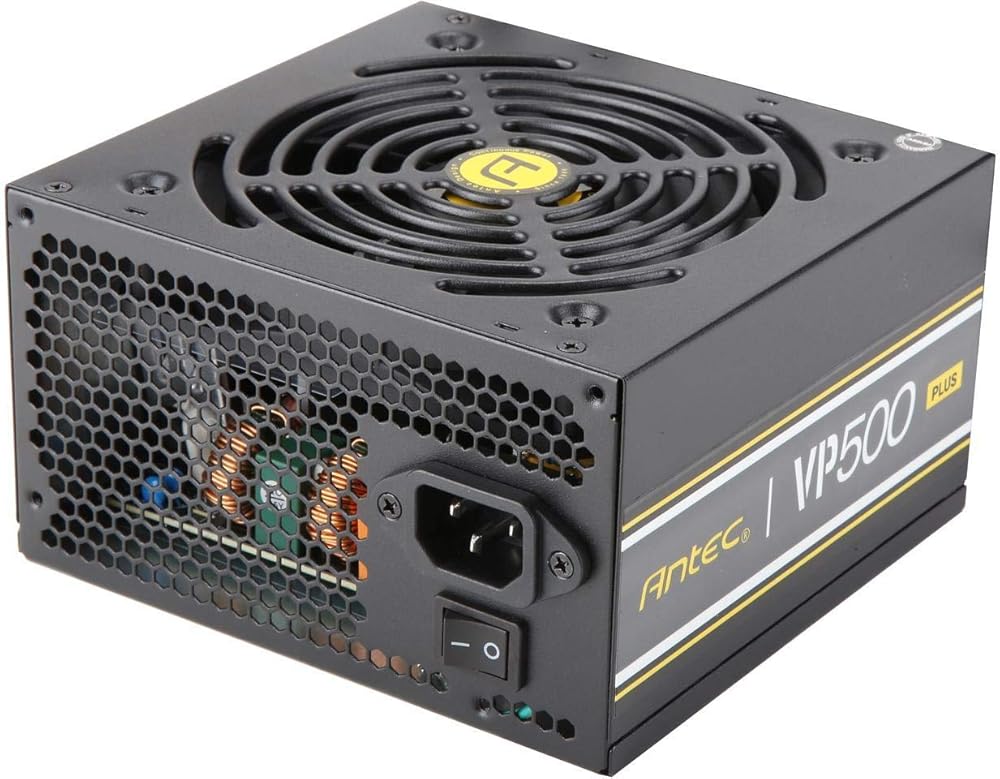 Antec VP500 Plus 500W ATX12V / EPS12V 80 Plus Certified Non-Modular Active PFC Power Supply - View 1