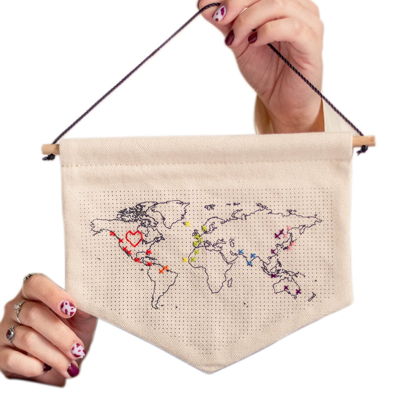 Kit De Broderie Au Point De Croix Pour Adultes Et Enfants, Animaux Abstraits Renards 11 Carats