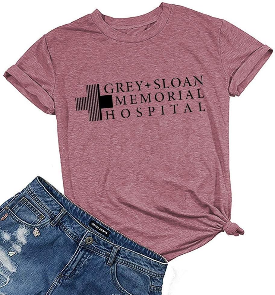 AEURPLTWomens Teen Girls Funny Cute Graphic T Shirt Tees Summer Short Sleeve Casual Tops