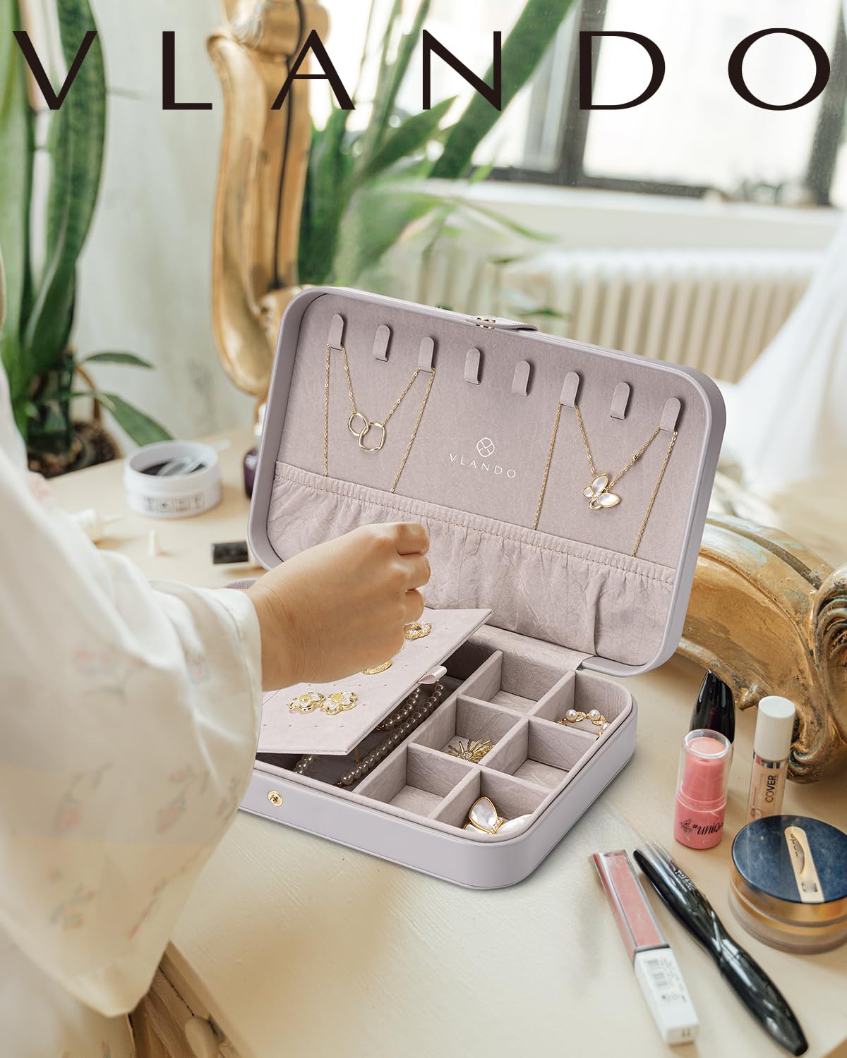 Lot De 6 Boîtes Cadeaux En Velours Pour Collier, Boucles D