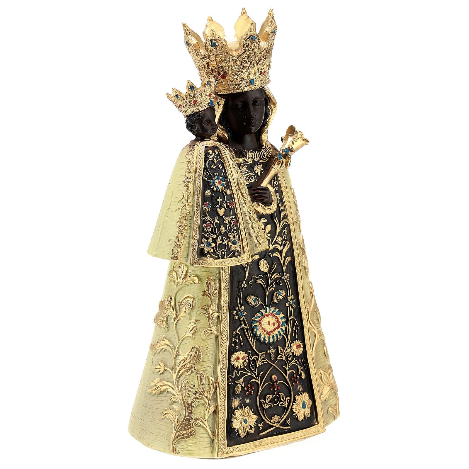 Holyart Statue in resina e PVC: Statua Madonna Nera Altötting resina 20 cm