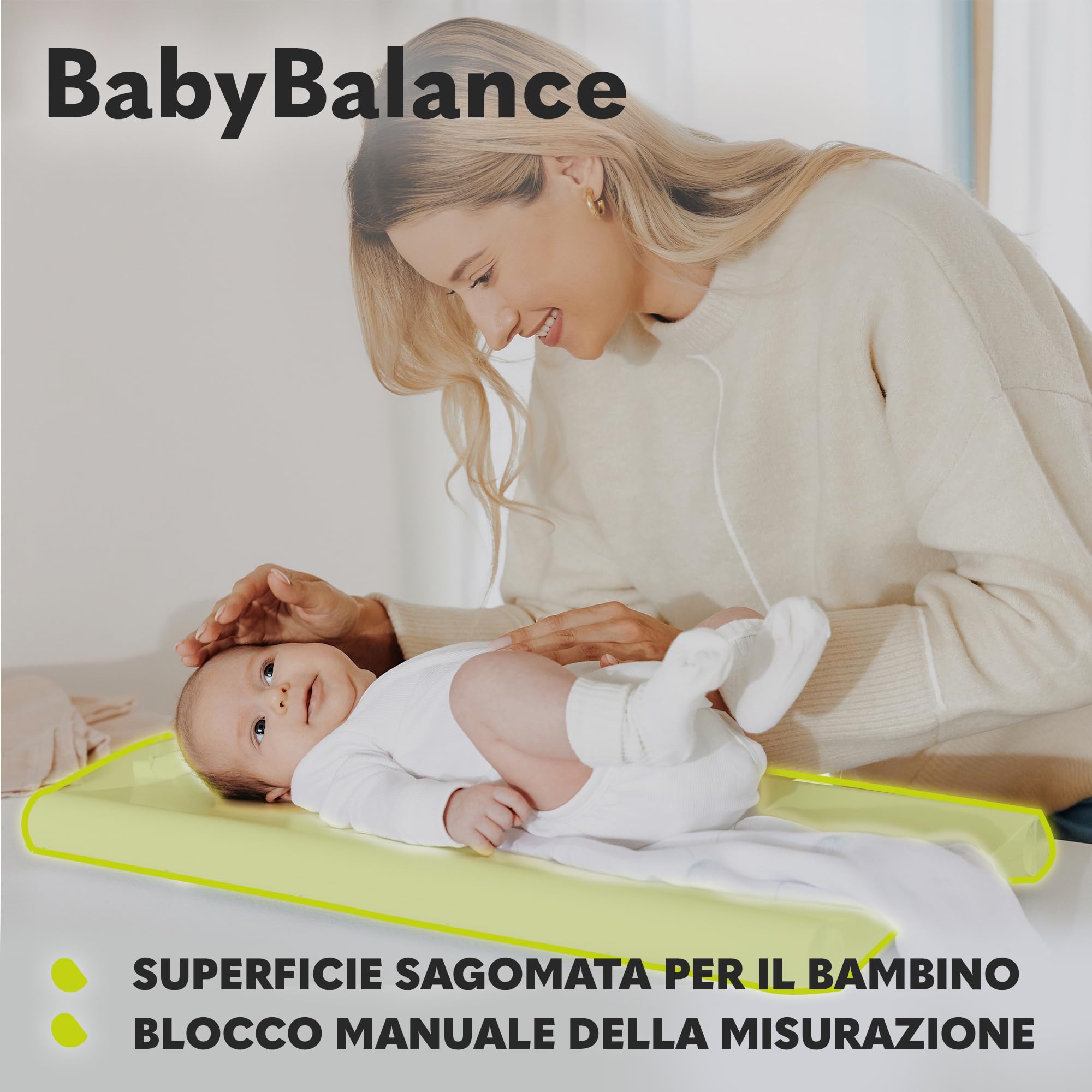 LIONELO BABYBALANCE bilancia elettronica per neonati, bilancia pesa neonati fino a 20kg, ampio display, funzione di tara, memorizzazione dell'ultima misurazione, pesatura precisa con incrementi di 5 g