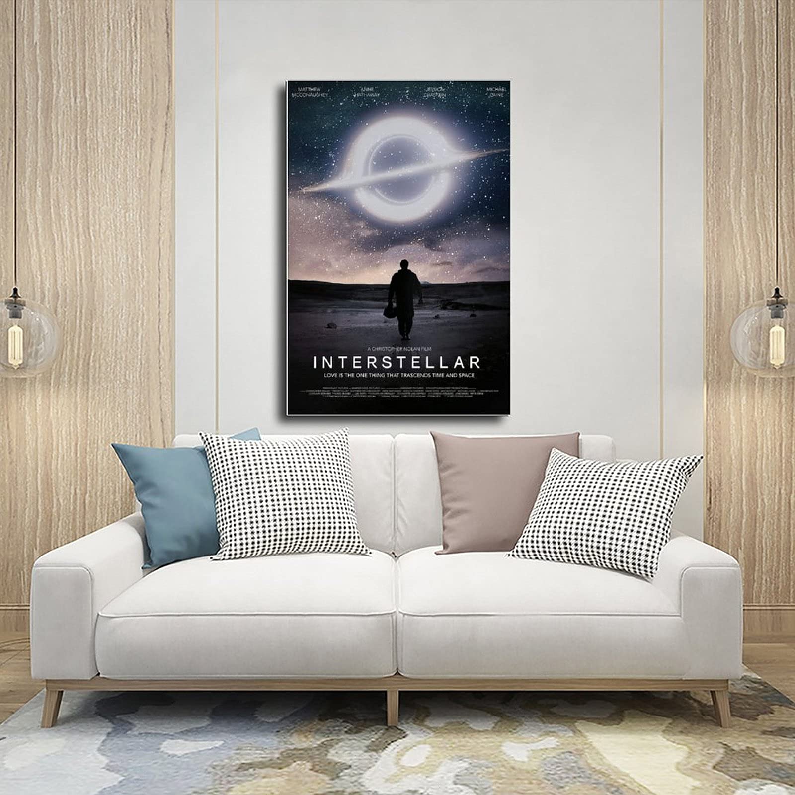 Zee-En Landpaar Kus Muurkunst Poster Schilderij Op Het Canvas Print Abstract Sur