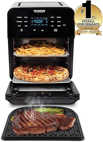 Miniatura 3 de NUWAVE Brio - Horno inteligente freidora de aire tambor de tostado de acero inoxidable y mango de acero inoxidable y mango de acero inoxidable para