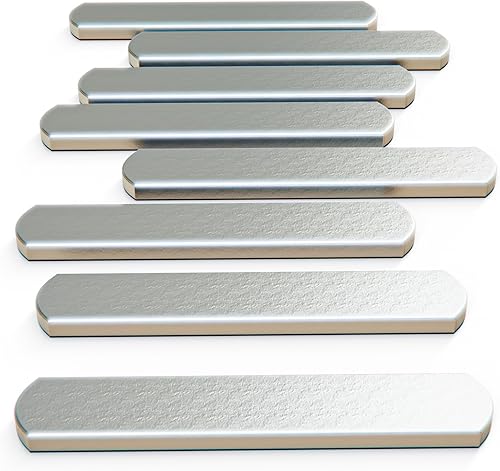 mavee Paquete de 8 discos de peso de acero (0.44 libras cada uno), insertos de acero sólido a prueba de óxido para chalecos pesados, pesas de