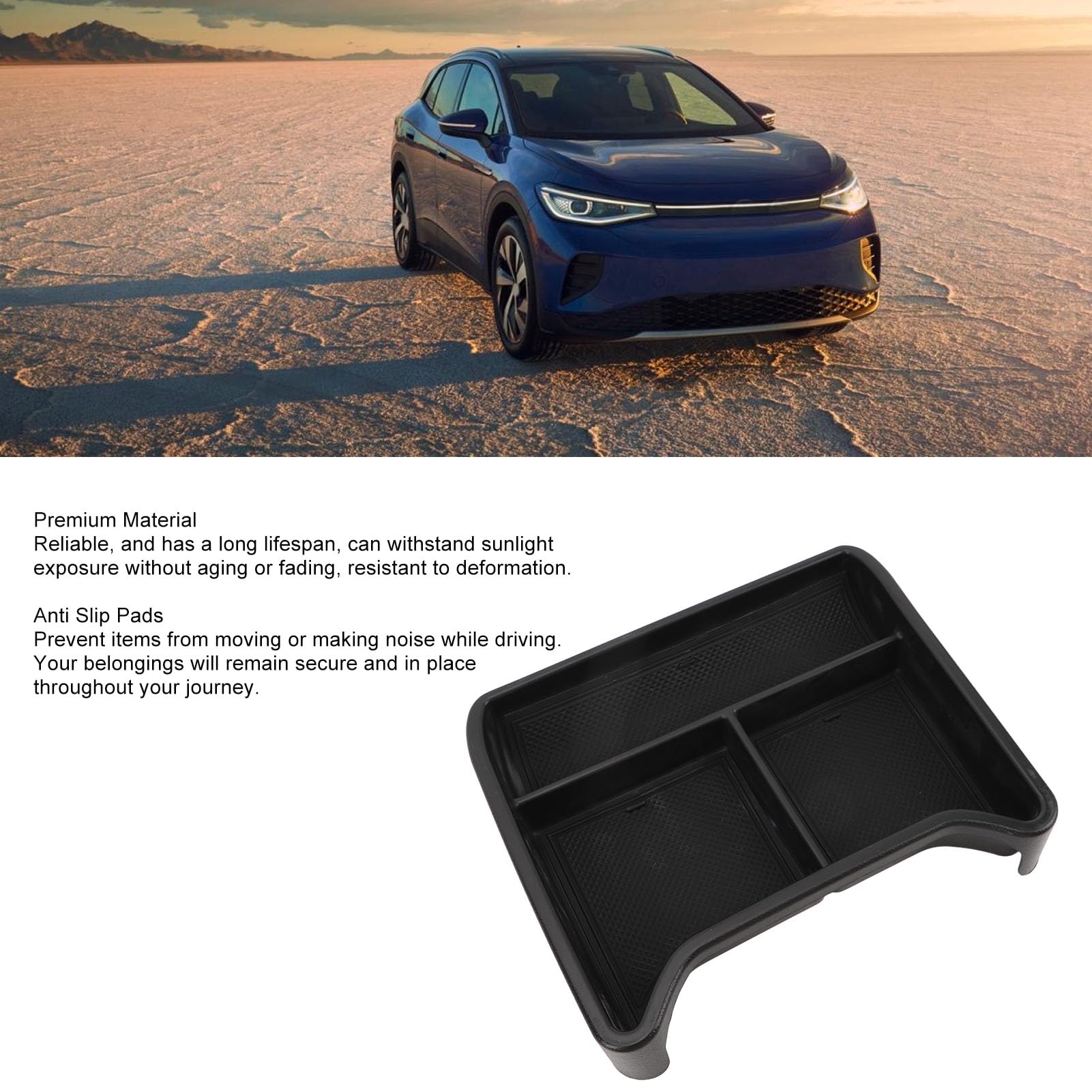 Boîte de Rangement pour accoudoir de Console Centrale Volkswagen ID.4 ID4 2021 à 2024