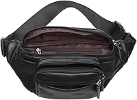 Vista 4 de Polare - Cangurera de piel auténticariñoneraorganizador (estilo clásico)