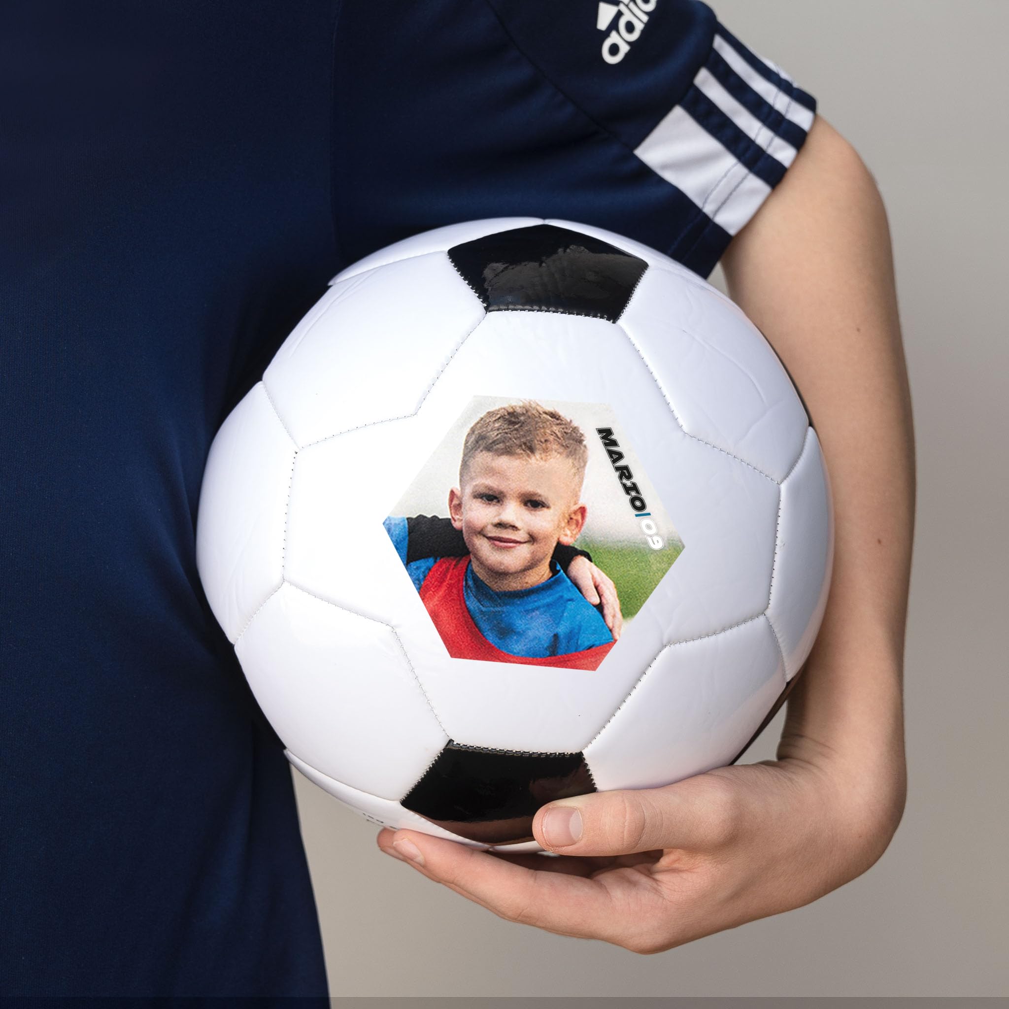 Wanapix Balón de Fútbol Personalizado Pelota Personalizable con Imagenes y Texto
