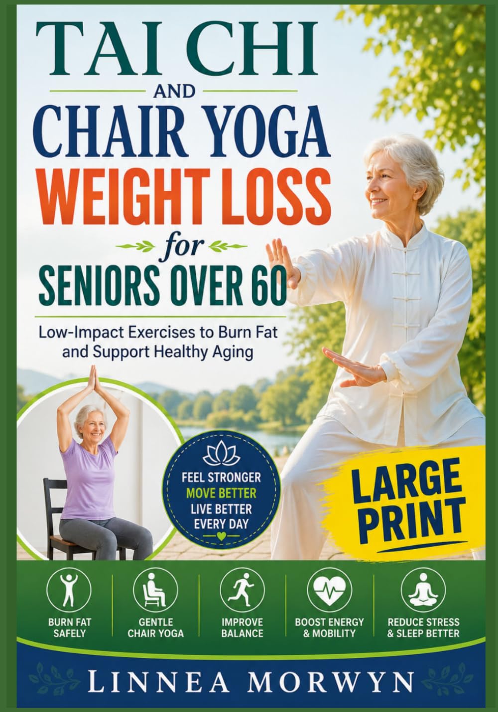 Tai Chi and Chair Yoga Weight Loss for Seniors Over 60: Low-Impact Exercises to Burn Fat and Support Healthy Aging