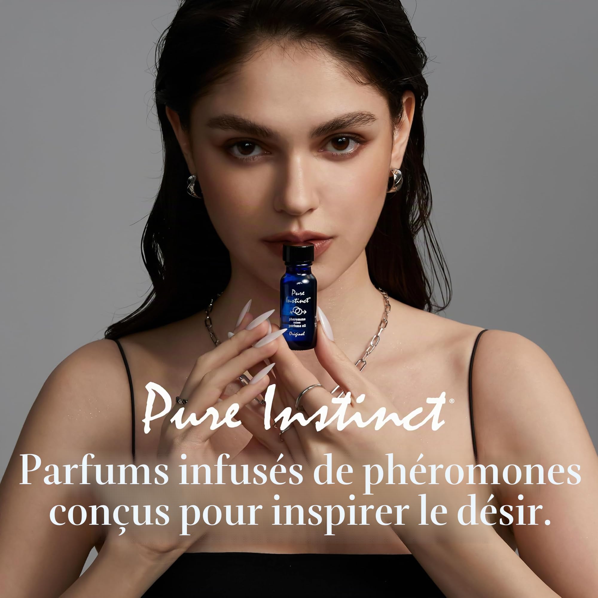 Pure Instinct (3-Pack) - Le parfum original aux huiles essentielles infusées de phéromones Cologne - Unisexe attire les hommes et les femmes - TSA Ready
