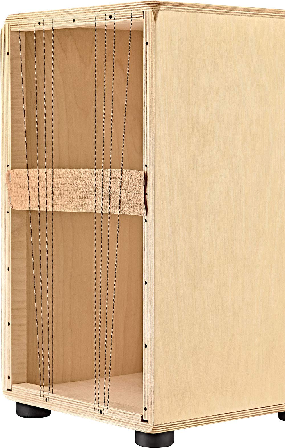 Meinl Percussion Woodcraft Professional Cajon, Natur (WCP100MH) | mit Snare und tiefem Bass Sound, Birke und Mahagoni