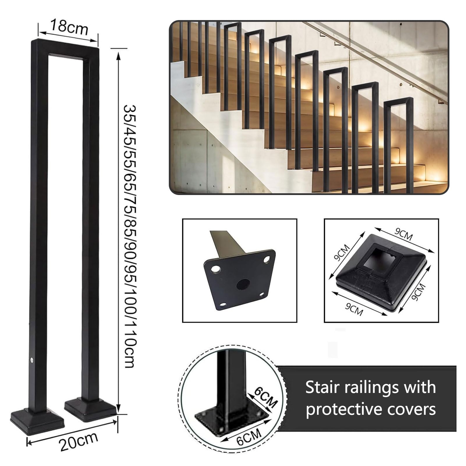 Corriano Per Scale A LED - Ringhiera In Alluinio Con Luce - Luce A - Foto 6