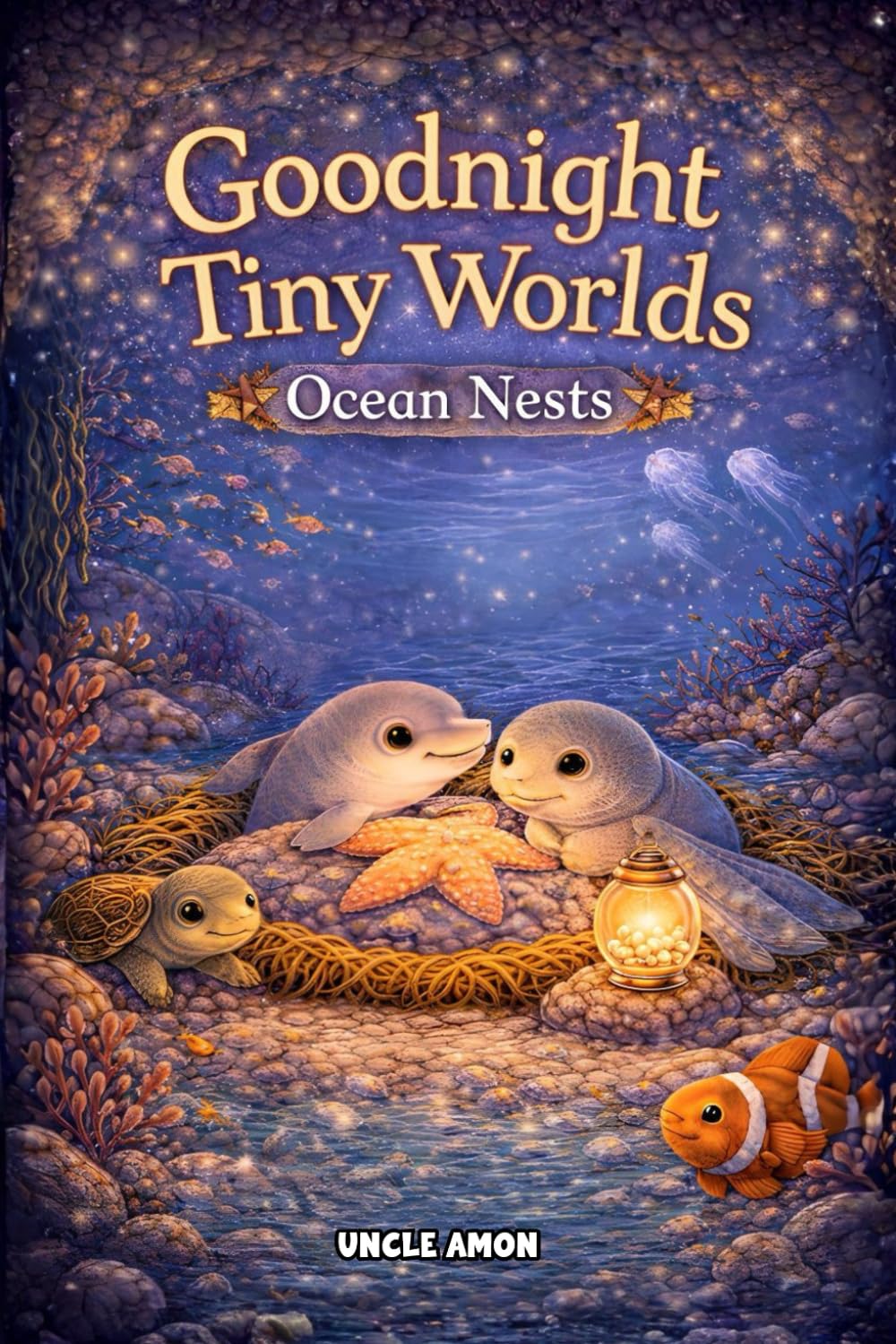 Goodnight Tiny Worlds | Ocean Nests: 7 Cozy Bedtime Stories for Ages 4–6 | Calm Nights, Big Feelings, and Sweet Sleep