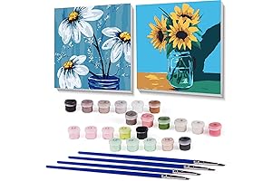 Unleash Your Creativity with This Paint-By-Numbers Vase Painting Kit