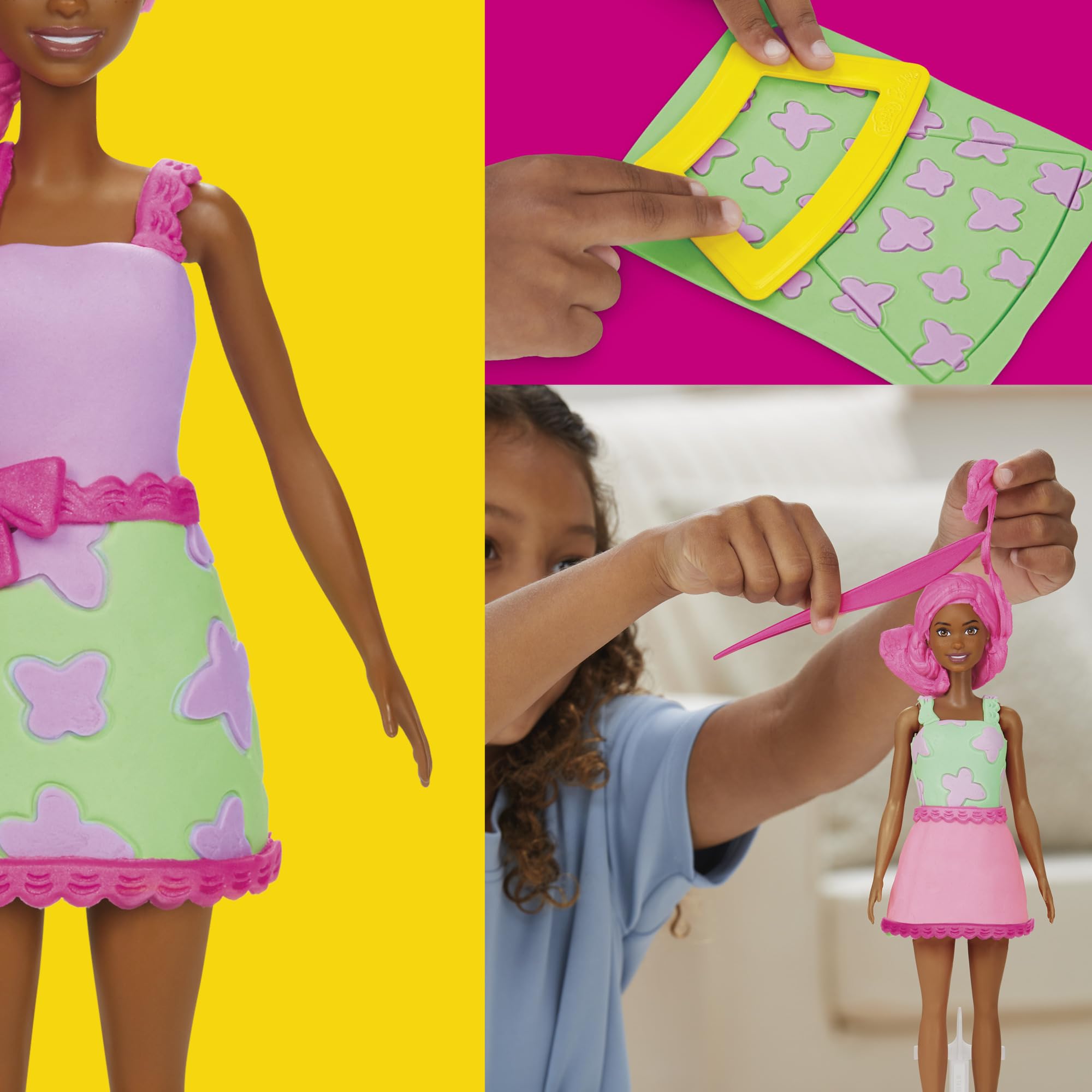 Play-Doh Barbie Garden Party Doll Set, Pink, 29,21 cm - Image 4