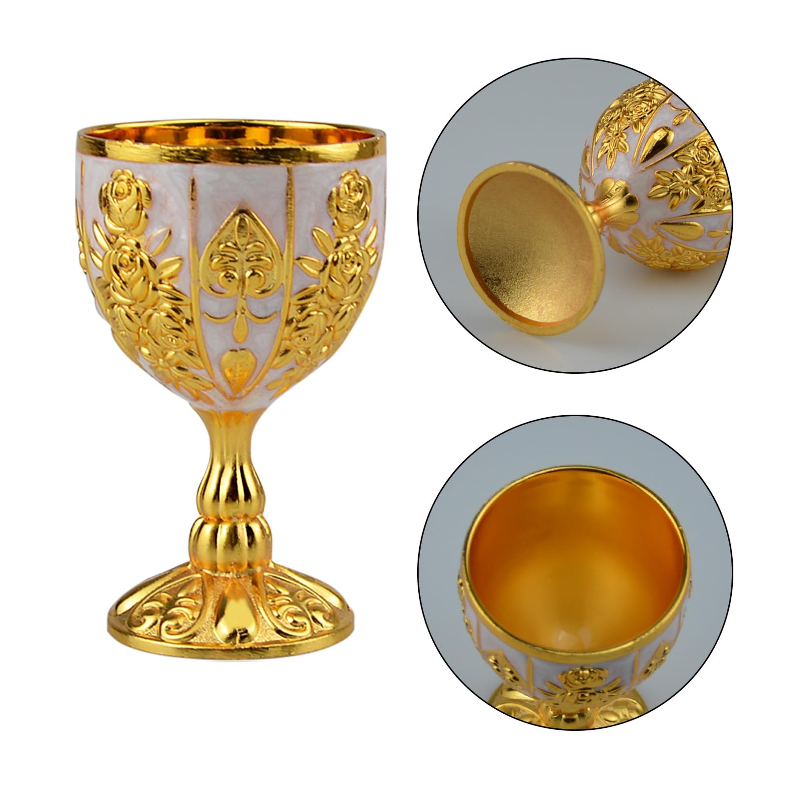 Gouden Beker Op Een Bergtop Die De Uitdagingen Het Hoofd Moet Bieden Golden Cup Overwinnen Zijn Ontstaan Door Generatieve Steun Image289549821