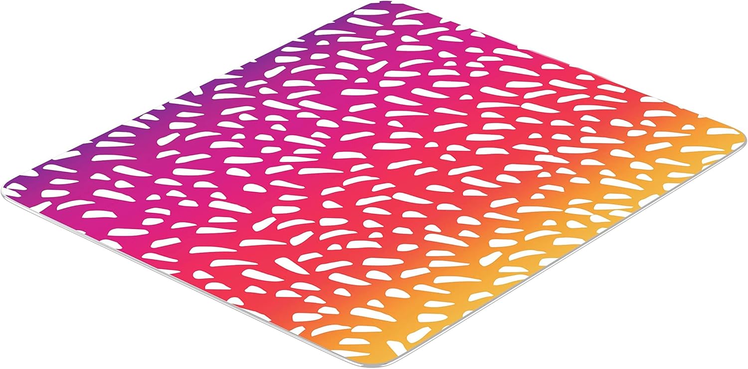Bonamaison, Rectangle Mouse Pad Digitally Printed Non-Slip Bottom for Office and Home, Size: 22 x 18 cm