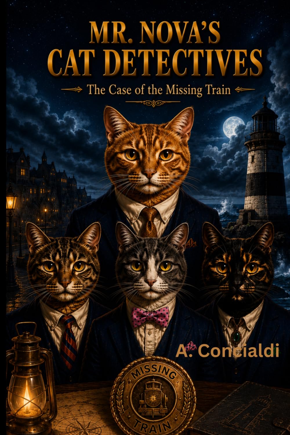 Mr. Nova's Cat Detectives: The Case of the Missing Train