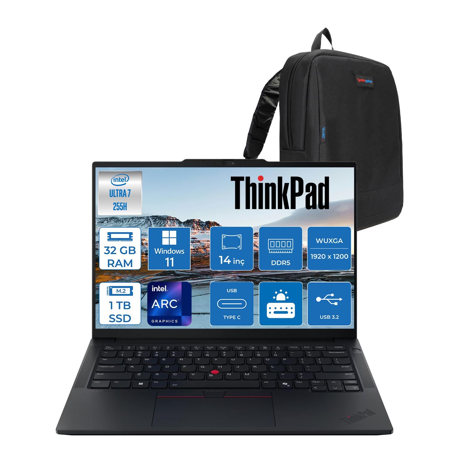 Lenovo ThinkPad E14 Gen 7 Intel Core Ultra 7 255H AI 32GB DDR5…
