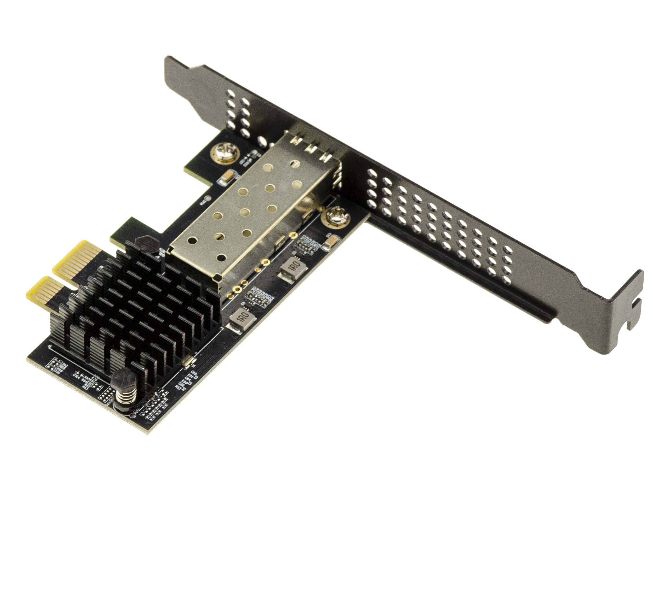 KALEA-INFORMATIQUE Scheda PCIe Gen4 x1 SFP+ 10G Realtek RTL8127 | PCIe Gen4 x1, chipset Realtek RTL8127 a basso consumo e raffreddamento passivo.