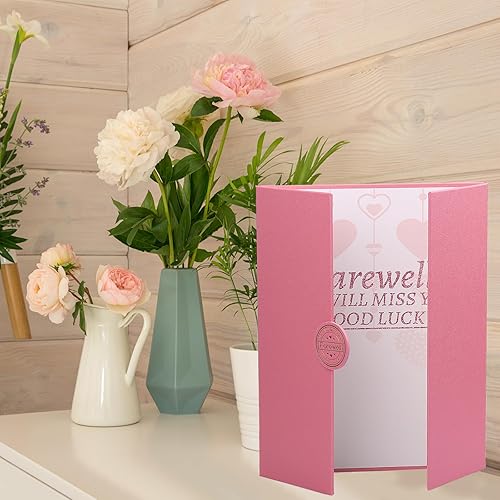 Miniatura 6 de Idealmuzik Libro de invitados de despedida, decoraciones de fiesta de jubilación, certificado de felicitación alternativo, libro de invitados de