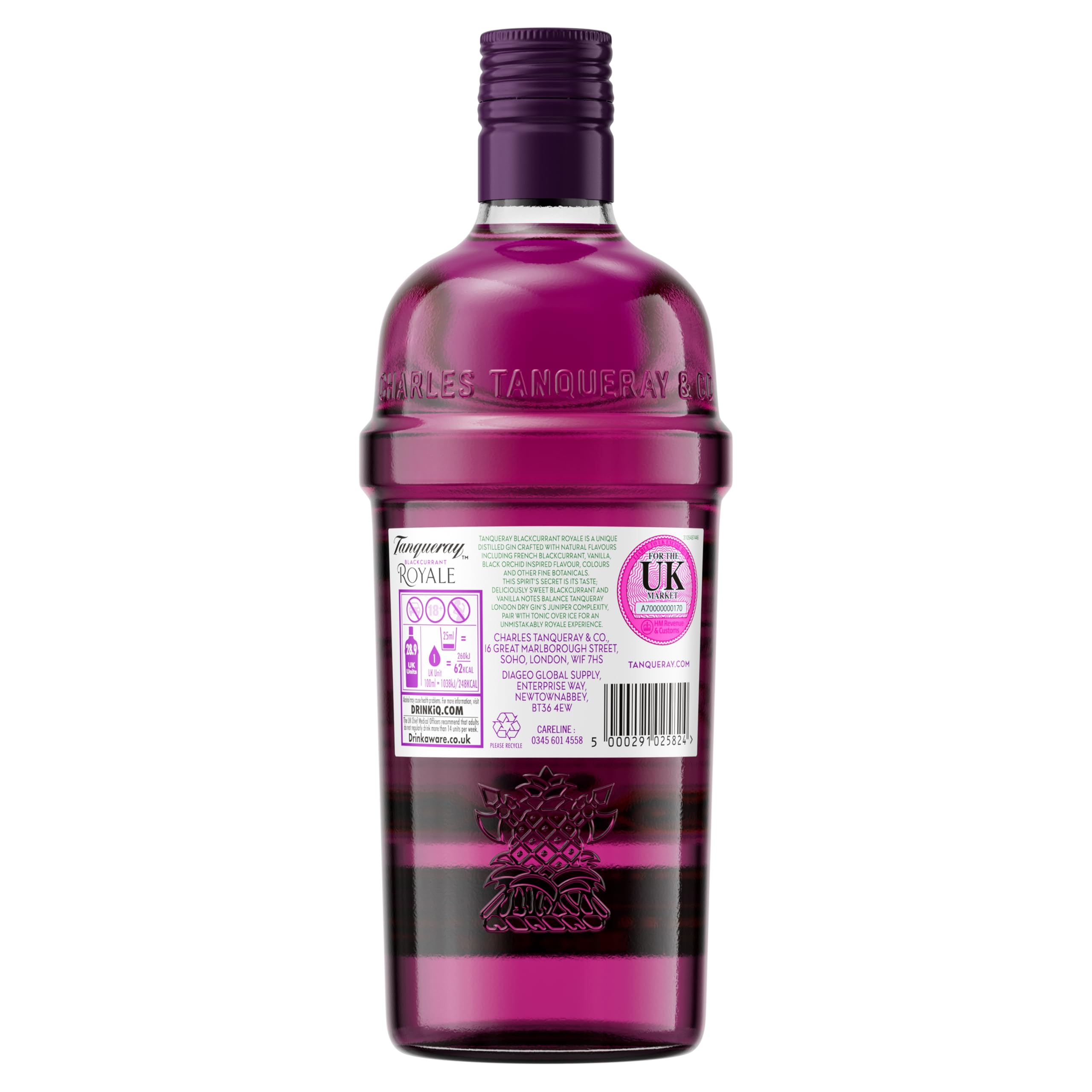 Tanqueray Blackcurrant ROYALE Distilled Gin 41,3% - 700 ml