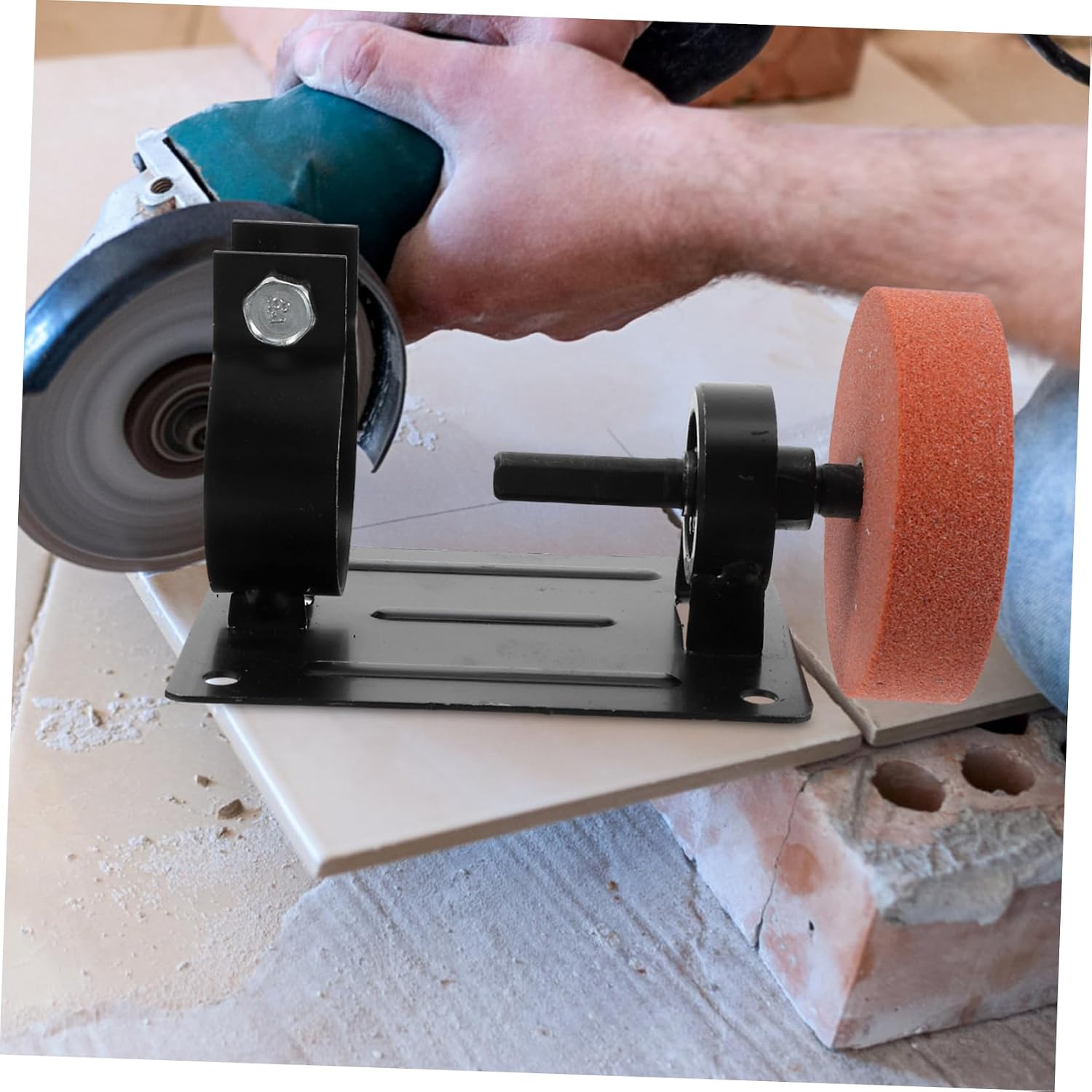 Cabilock Electric Polisher for Metal Gemstone Versatile Grinding Tool with Grinding Wheel for Jewelry Making DIY Projects and Easy to Use