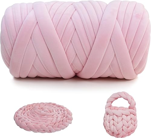Miniatura 1 de Hilo grueso para tejer con brazos, hilo de vellón suave gigante para manta de almohada, bolsa de tejer a mano, cama de gato y decoración del hogar