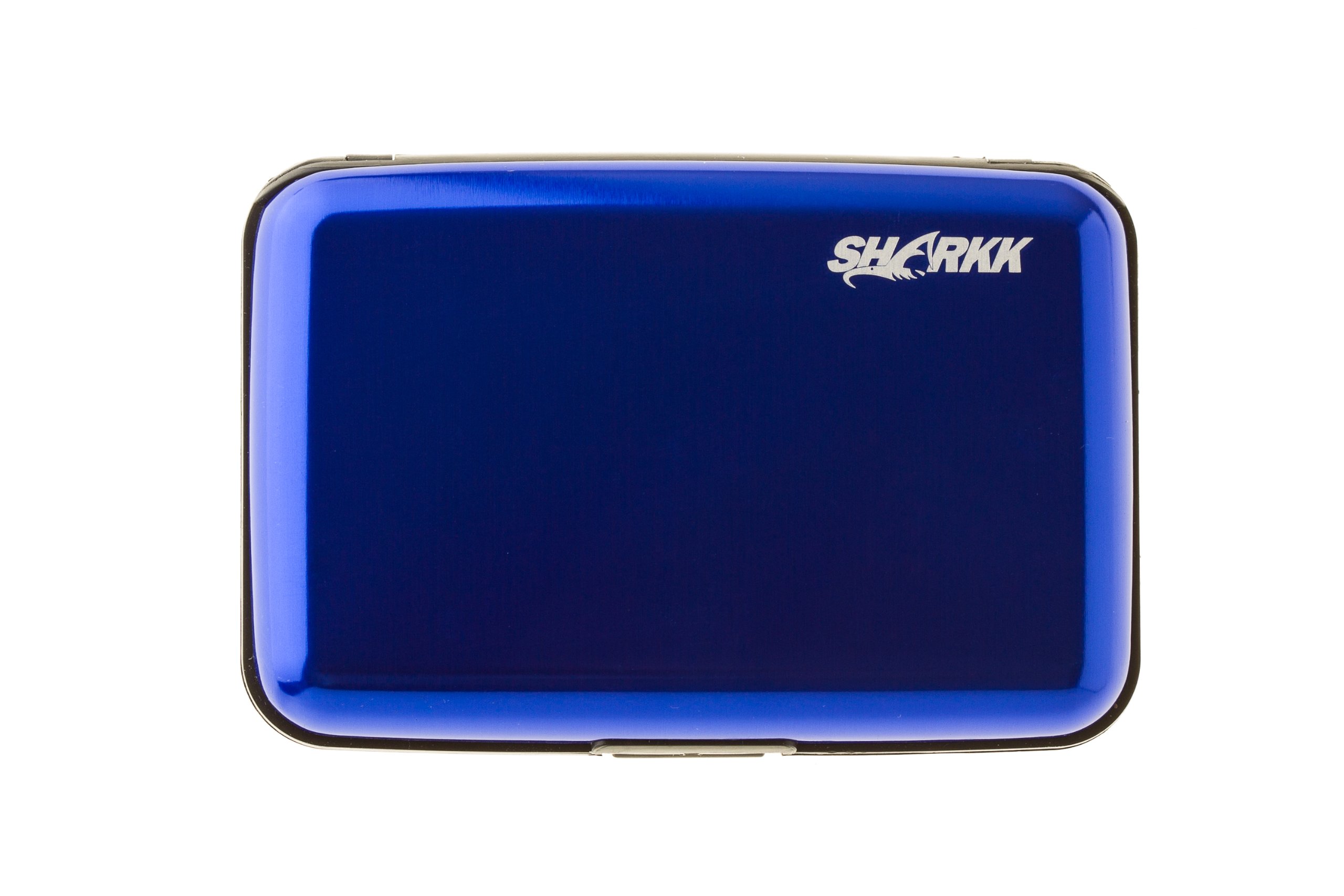 SharkkAluminum Wallet Credit Card Holder with RFID Protection - Blue