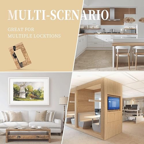 Miniatura 8 de Cubierta de interruptor de luz de 1 cuadrilla, placa de pared basculante individual, receptáculo de elefantes cebra, receptáculo GFCI para niña