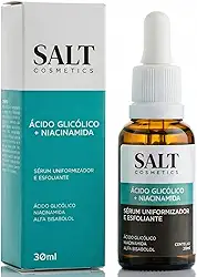 Sérum 10% Ácido Glicólico + 5% Niacinamida + 1% Alfa Bisabolol - Salt Cosmetics