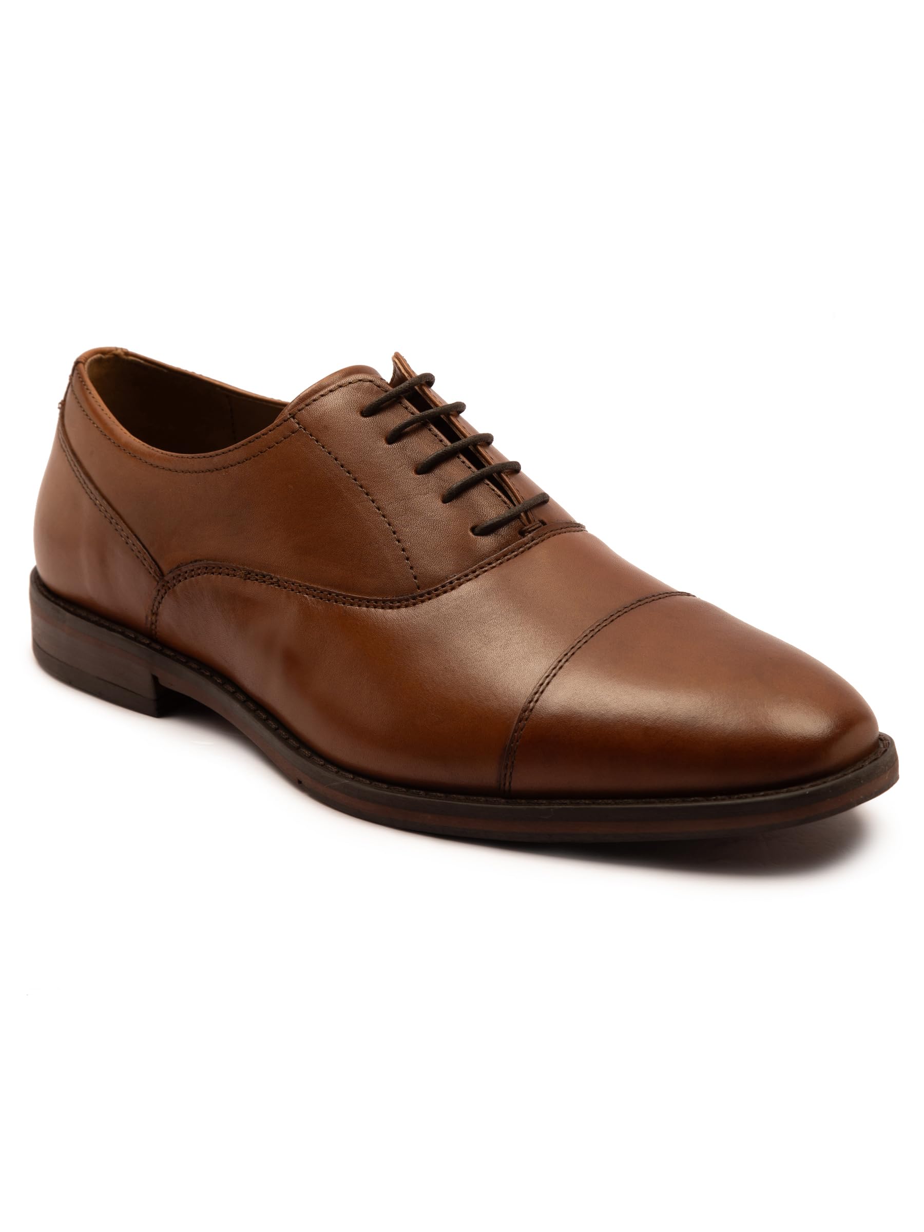 Merlin Men's Formal Shoes, Genuine Leather, Oxford Lace-Up Shoes for Men