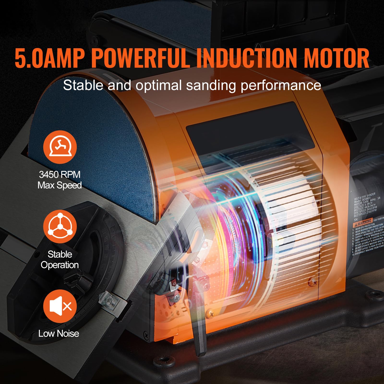 Happybuy Professional Belt Sander, 6