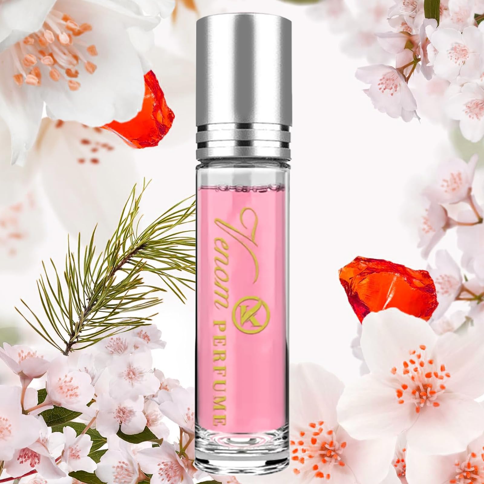 Pheromone Perfume for Women to Attract Men,veno-m Pheromone Perfume,Roll-On Infused Essential Oil Perfume Cologne,10ml Concentrate Body Perfume Oil