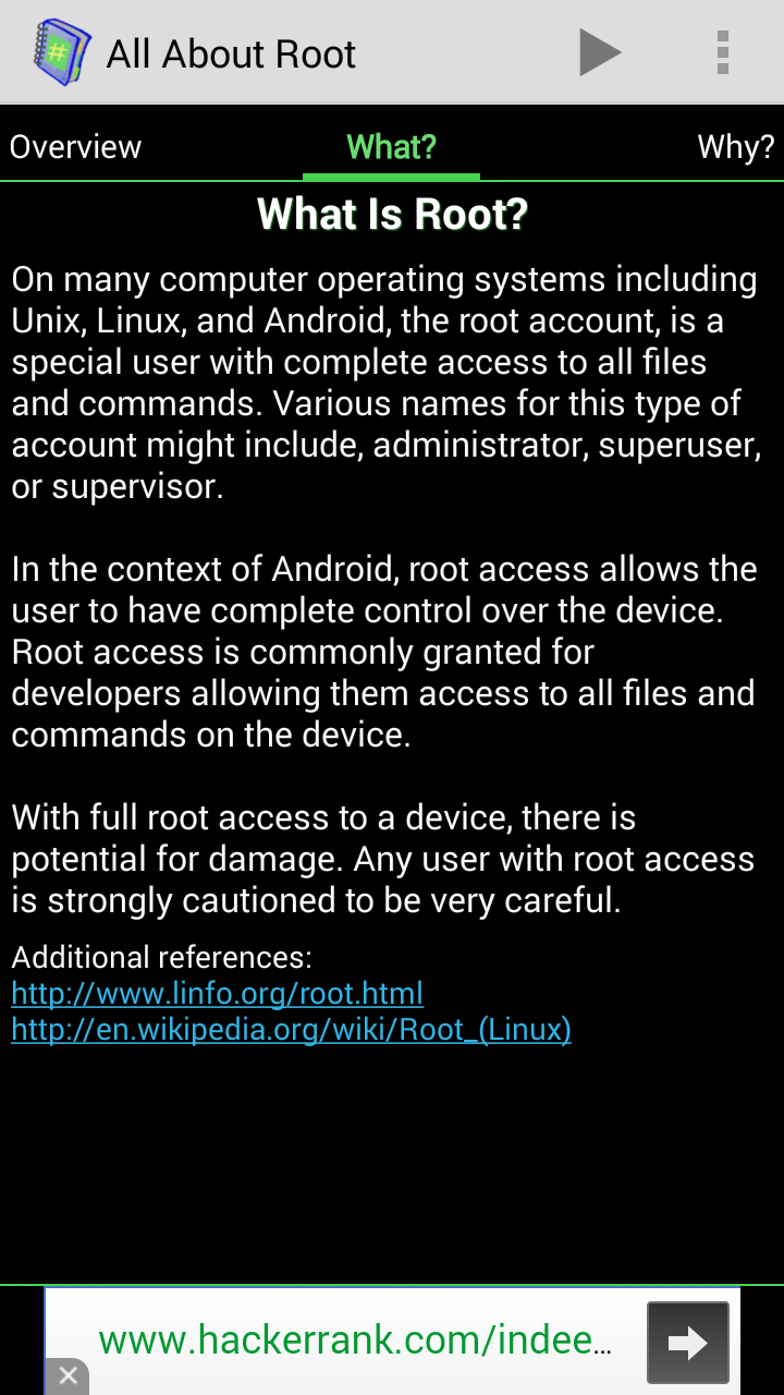 Root for Android - All About - App on Amazon Appstore